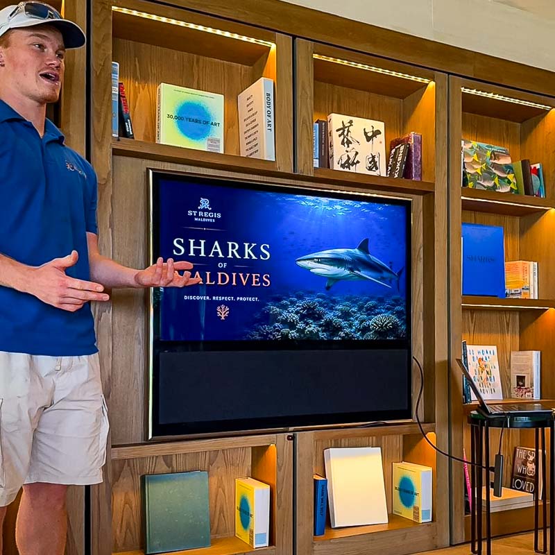 Finn's marine internship with Reefscapers at St Regis Maldives